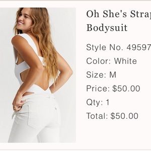 Free People “Oh She’s Strappy” Duo Bodysuit